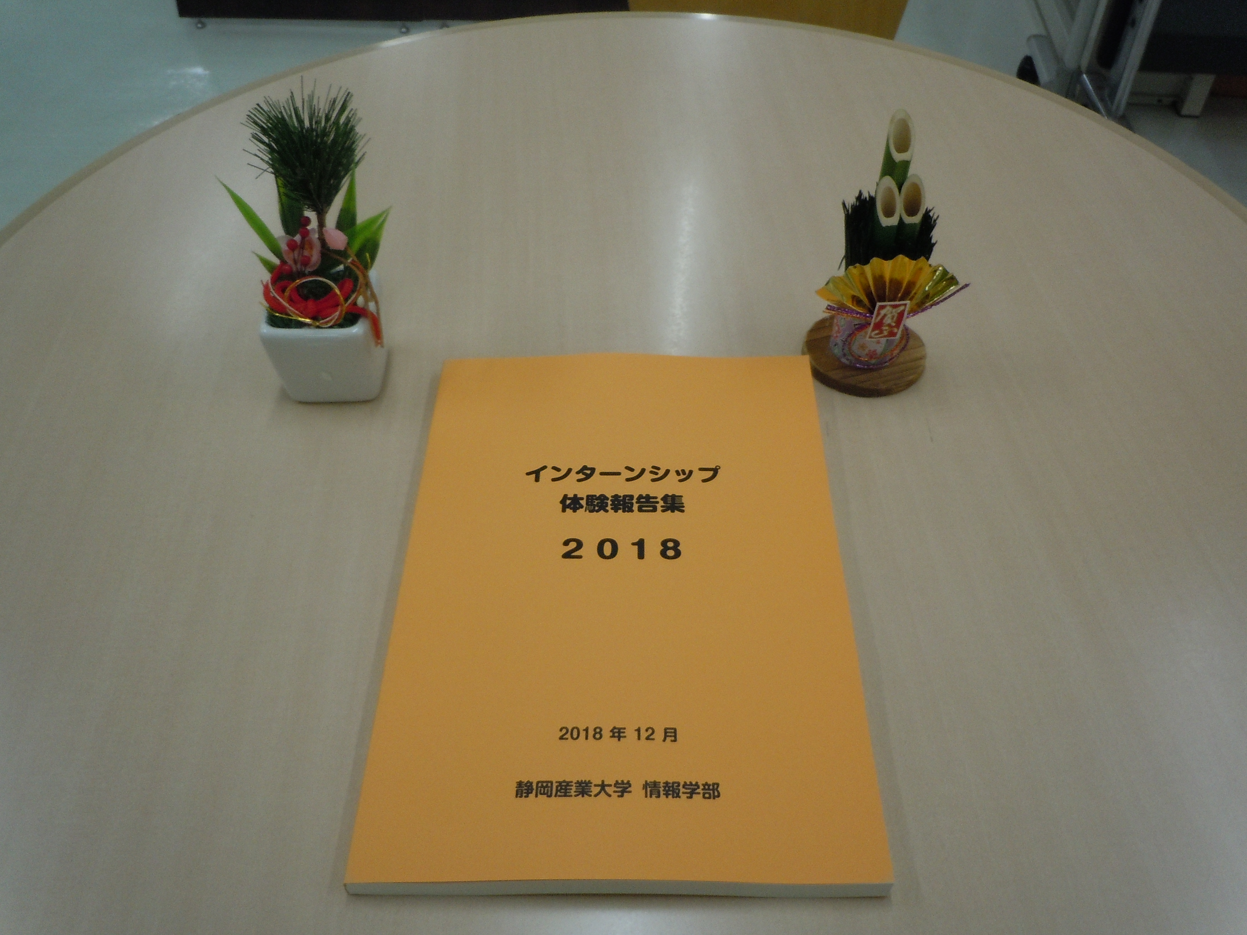 「2018年度インターンシップ報告集」書影