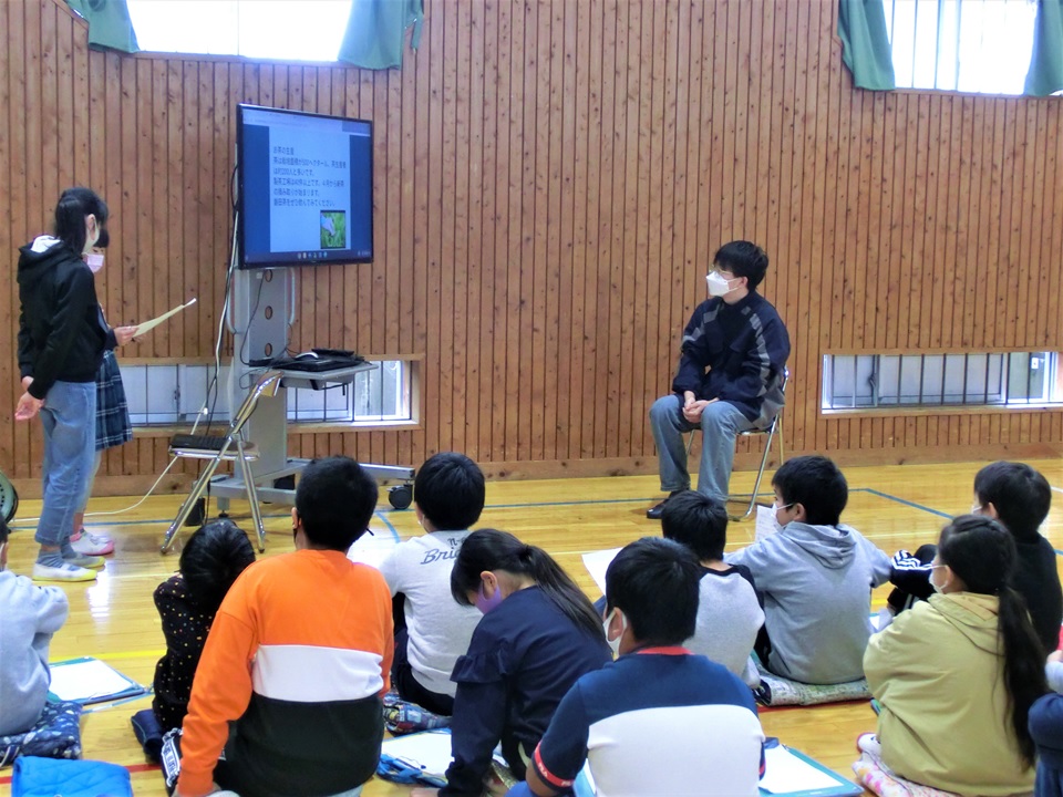 磐田南小学校・長野小学校との国際交流会の様子２