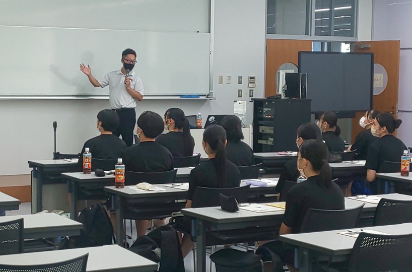 オンリーワン・ハイスクール事業女子バスケットボール体力測定